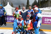 На лыжных гонках