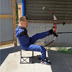 ﻿#trainingtogether with prize winner of the Russian championship in Para Archery among PI Athletes Aleksandr Gombozhapov