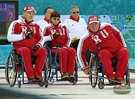 Russian National Curling Paralympic Team had won over Norwegian National Paralympic Team and entered semi-finals.