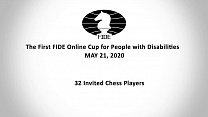 Chess player from Smolensk took the 3rd place on the First FIDE Online Cup for People with Disabilities 