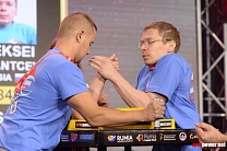 #trainingtogether with repeated winner and prize winner of the World and European championships in Para Arm Wrestling among PI Athletes Aleksey Kazantsev ﻿