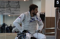 ﻿#trainingtogether with the champion, silver and two time bronze medalist of the World Championships in Wheelchair Fencing Arthur Yusupov