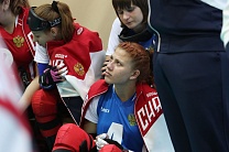 #trainingtogether with a World champion in Goalball among VI Athletes Irina Arestova ﻿