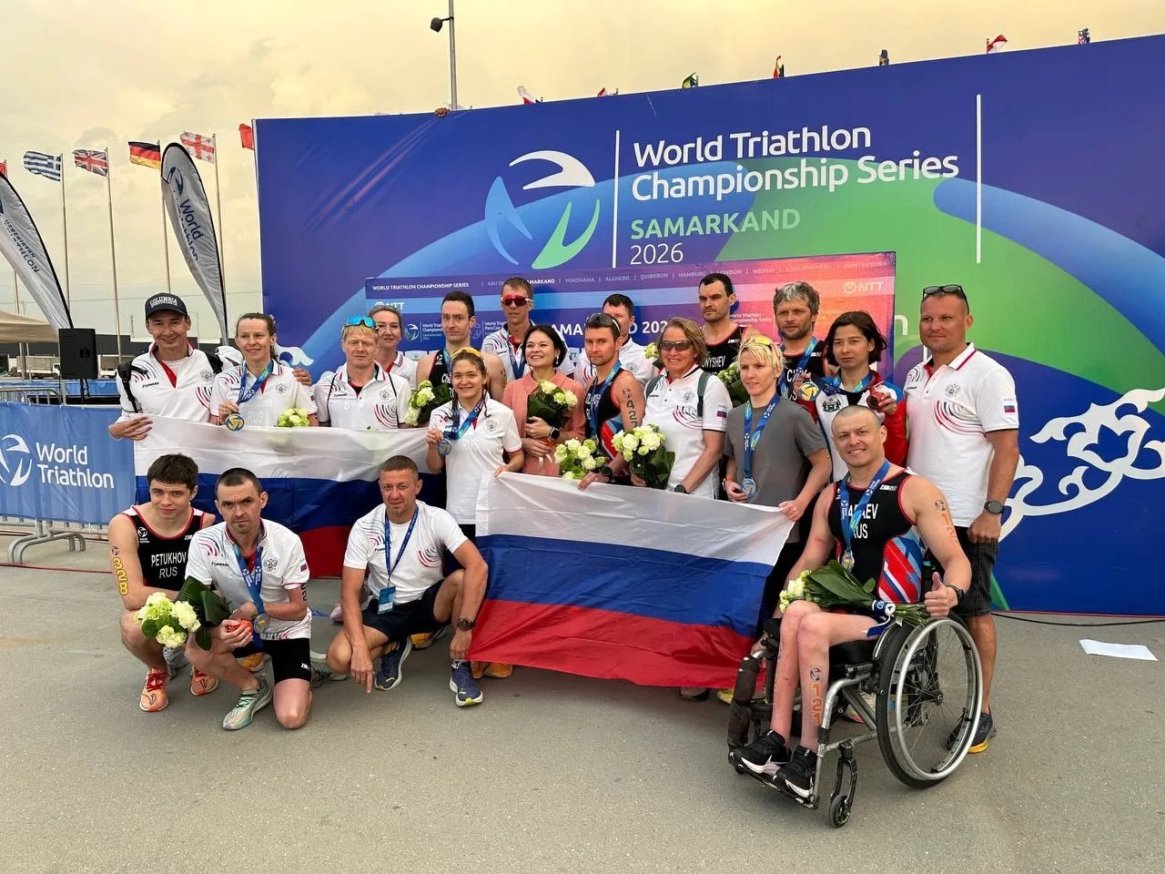 Russian Team Wins 11 Medals at Paratriathlon World Cup in Samarkand