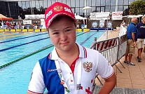 #trainingtogether with the European champion in Para Swimming among athletes with Down's syndrome Natalya Nikolaeva﻿