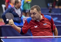 #trainingtogether with two time bronze medalist of the European Championship in Table Tennis among PI Athletes Dmitriy Lavrov﻿