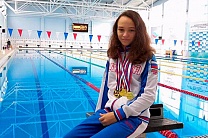 #trainingtogether with two time bronze medalist of the World championship 2019 in Para Swimming among PI Athletes Victoriya Ishiulova ﻿