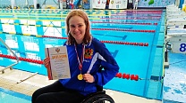 #trainingtogether ﻿with repeated champion and prize winner of the Russian Championships in Para Swimming among PI Athletes Natalya Seryakova