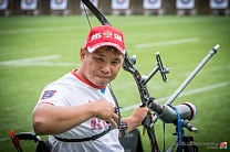 #trainingtogether with silver medalist of the World Championship in Para Archery among PI Athletes Ruslan Ochur ﻿