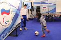 ﻿#trainingtogether with champion of the Paralympic Games in CP Football Zaurbek Pagaev.