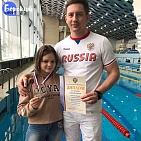 #trainingtogether with the Russian Championships 2020 prize winner in Para Swimming among PI Athletes Alina Golosova﻿