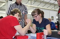 #trainingtogether with the prize winner of the Russian championships and regional competitions in Para Arm Wrestling among PI Athletes Kristina Maleeva﻿