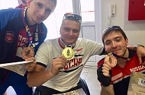 #trainingtogether with World champion, the European championships prize winner ﻿in Para Shooting among PI Athletes Andrey Kozhemyakin.