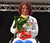 ﻿#trainingtogether with 3 time World Champion in Wheelchair Fencing Kseniya Ovsyannikova