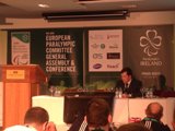 Mikhail Terentiev, prepared presentation “ We are not along- strategy for improvement and recognition of the EPC”  for the Conference of European Paralympic Committee in Dublin, Ireland.