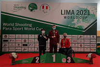 Russian Para Shooting Team won 3 gold, 1 silver and 4 bronze medals at the World Cup