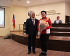 RPC President P.A. Rozhkov presents state awards of the Russian Federation to coaches and athletes of Russian national teams