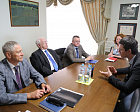 V.P. LUKIN AND P.A. ROZHKOV CONDUCTED A MEETING WITH THE PRESIDENT OF THE RUSSIAN ROWING FEDERATION A.V. SVIRIN