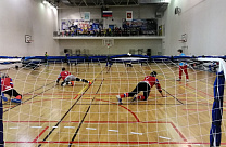 IN THE RAMENSKY PALACE OF SPORT "BORISOGLEBSKY" THE GAMES OF RUSSIAN GOALBALL CHAMPIONSHIP AMONG VI ATHLETES HAVE BEEN HELD