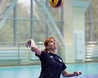 #trainingtogether with the World Champion in Sitting Volleyball Tatyana Okorokova﻿