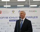 Pavel Rozhkov at the International Children's Day in the Sports Technology Center of the Moskomsport participated in the Forum of Young Olympians
