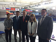 Andrey Strokin in Orenburg within the framework of the Open Sledge Hockey Tournament "Challenge Cup, forward on the ice!" met with representatives of the Chinese NPC.