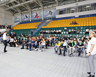 The anti - doping educational seminar for children from the Ugra municipalities in Khanty Mansijsk.