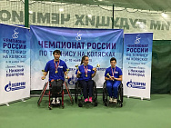 Victoria Lvova and Ildus Shaikhilsmanov become absolute champions at the Russian National Tennis on the Wheelchair Championship.