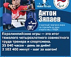 A. Zyapaev: "The Paralympic Games are the result of hard four year joint work of a coach and an athlete. 35 040 hours - from day to day. 2 102 400 minutes - step by step!"