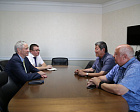PAVEL ROZHKOV MET WITH VLADIMIR ESHEEV, PRESIDENT OF THE RUSSIAN ARCHERY FEDERATION