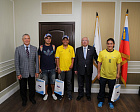 V.P. LUKIN AND P.A. ROZHKOV MET AT THE OFFICES OF RPC WITH ATHLETES AND TRAINERS OF COLOMBIAN NATIONAL FOOTBALL TEAMS FOR PERSONS WITH CEREBRAL PALSY AND VISUAL IMPAIRMENT 
