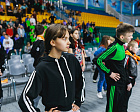 More than 80 young Ugra athletes performed morning exercises under the guidance of athletes and coaches in Khanty Mansijsk