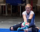#trainingtogether with the World Champion in Sitting Volleyball Olga Arbatskaya ﻿