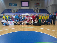 Winners of the Russian Juniour Championship at the goal ball