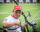 #trainingtogether with silver medalist of the World Championship in Para Archery among PI Athletes Ruslan Ochur ﻿