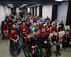 ON THE EVE PF THE INTERNATIONAL DECADE FPR PERSOND WITH DISABILITIES THE RUSSIAN PARALYMPIC COMMITTEE HOLD THE PARALYMPIC LESSON FOR PARTICIPANTS OF THR  II FESTIVAL OF THE CHILDREN OF SLEDGE HOCKEY LEAGUE AND DISABLED CHILDREN OF CORRECTIONAL SCHOOLS IN 
