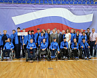 Pavel Rozhkov, Lev Seleznev, Olga Semenova participated in Opening Ceremony of the National Summer Youth Spartakiade Games for persons with physical impairments in Ramenskoe (male, female juniors 14-18 years old)