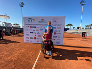 Athlete from Moscow Victoria Lvova won gold and bronze medals at a Series of International Wheelchair Tennis Tournaments in Turkey.