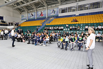 The anti - doping educational seminar for children from the Ugra municipalities in Khanty Mansijsk.