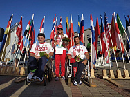 THE RUSSIAN NATION ORIENTEERING TEAM WON THE BRONZE MEDAL IN WORLD CHAMPIONS IN LATVIA