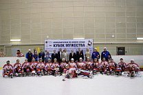 In the Moscow Palace of Sports “Yantar” was held the awarding ceremony of the participants of the hockey-sledge tournament “Cup of Courage” and the closing of the competition 