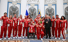 At the Kremlin, Vladimir Putin presented state awards of the Russian Federation to the gold and silver medalists of the 2026 XIV Winter Paralympic Games