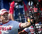 #trainingtogether with the European Championship 2018 silver medalist and two time bronze medalist in Archery among PI Athletes Nail Gatin.
