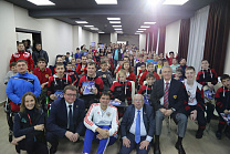 ON THE EVE PF THE INTERNATIONAL DECADE FPR PERSOND WITH DISABILITIES THE RUSSIAN PARALYMPIC COMMITTEE HOLD THE PARALYMPIC LESSON FOR PARTICIPANTS OF THR  II FESTIVAL OF THE CHILDREN OF SLEDGE HOCKEY LEAGUE AND DISABLED CHILDREN OF CORRECTIONAL SCHOOLS IN 