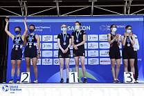 The Russian Para Triathlon Team won 2 bronze medals at the World Cup in France 