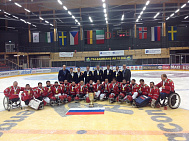 Russian National Ice Sledge Hockey Team ended with triumph their tournament in Ostersund by claiming their first European title at the 2016 IPC Ice Sledge Hockey European Championships.