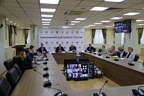 ROZHKOV HELD A MEETING OF THE GOVERNING BOARD OF THE RUSSIAN PARALYMPIC COMMITTEE AT THERPC OFFICE