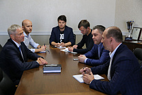 Pavel Rozhkov at the PRC office held a working meeting on the preparation and holding of the international tournament - the Continental Para Ice Hockey Cup