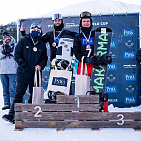 MIKHAIL SLINKIN WON A BRONZE MEDAL AT THE PARA SNOWBOARD WORLD CUP IN FINLAND