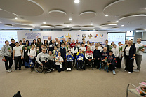 The Paralympic Committee held a Paralympic lesson and masterclasses to mark the 10th anniversary of the XI Paralympic Winter Games 2014 in Sochi for children with disabilities from the Krasnodar Region